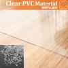 Transparent 1 mm Floor Protection Mat for Hard Floors, 60 x 110 cm view 3