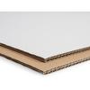5 Cut-to-Size Sheets of Sturdy 3 mm Double-Wall Corrugated Board, White Both Sides, 40 x 60 cm view 3