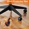 Transparent 1 mm Floor Protection Mat for Office Chairs, 80 x 110 cm view 4