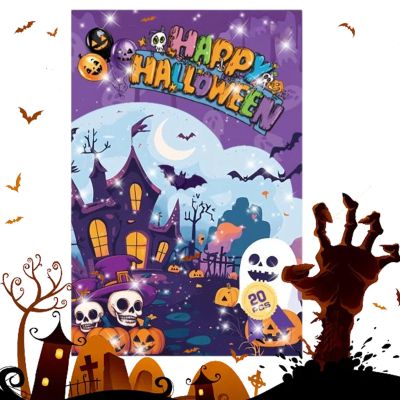 Halloween Stickers for Scrapbooking, 20 Sheets, Party Favor Stickers