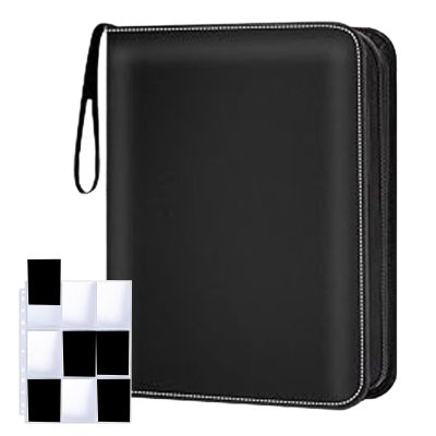 Baseball Card Binder with Zipper, 900-Card Capacity