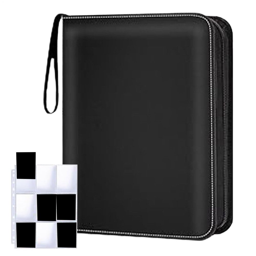 Baseball Card Binder with Zipper, 900-Card Capacity