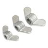 304 Stainless Steel Metric Wing Nuts, Large Ears, Hand-Tightened, M6 (2-Pack) view 4