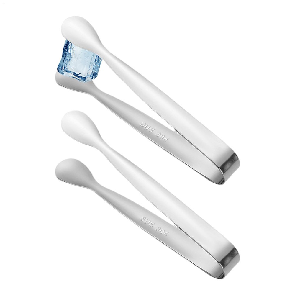 Small Sugar Tongs - 2 Pack Stainless Steel Serving Tongs