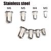 Flat-Head Stainless Steel Threaded Rivet Nuts, M10, 50 Pieces view 4