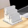MFYOUPK Desktop Business Card Holder – Clear view 3