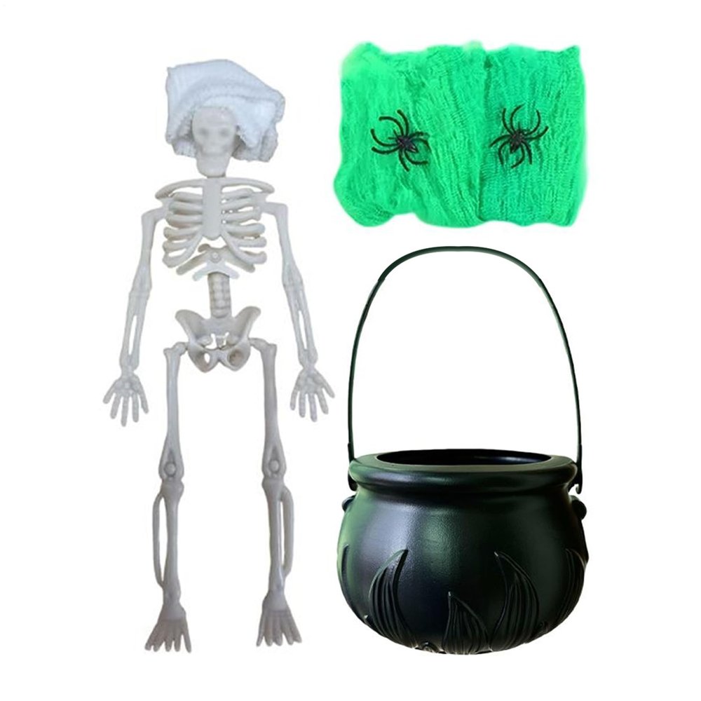 Hozaenwa Halloween Cauldron Outdoor Haunted House Decor