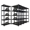 PROREGAL Mega Deal 5-Pack Heavy-Duty Shelving Unit Thorin 180 x 90 x 40 cm, 350 kg per Shelf, Black Steel view 1