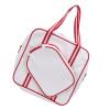 UPALDHOU Large-Capacity Racket Sling Bag, PU Leather, Single-Racket Compartment view 3
