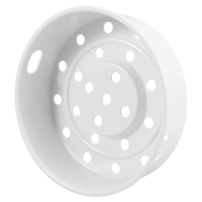 1.6 L Rice Cooker Steamer Basket, White, Round, 1 Piece, Christmas Theme Party