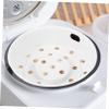 1.6 L Rice Cooker Steamer Basket, White, Round, 1 Piece, Christmas Theme Party view 2