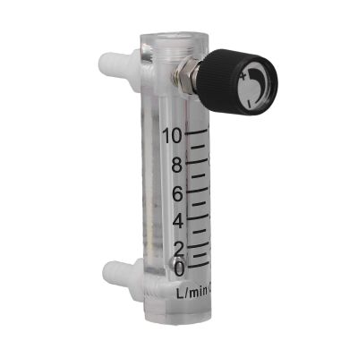 Panel-Type Transparent Acrylic Gas Flow Meter Tester, 0–10 LPM, 4% Accuracy