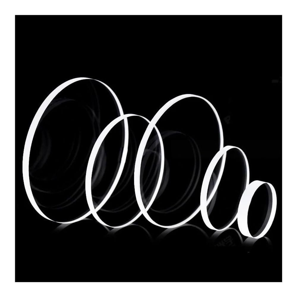 Ultrathin Quartz Glass Wafer High-Temperature Microscope Slides for Laboratory Use (20 mm x 2 mm)