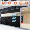 Garage Door Curtain with Magnetic Closure, Insulated, Weatherproof, Black, 380 x 215 cm view 2