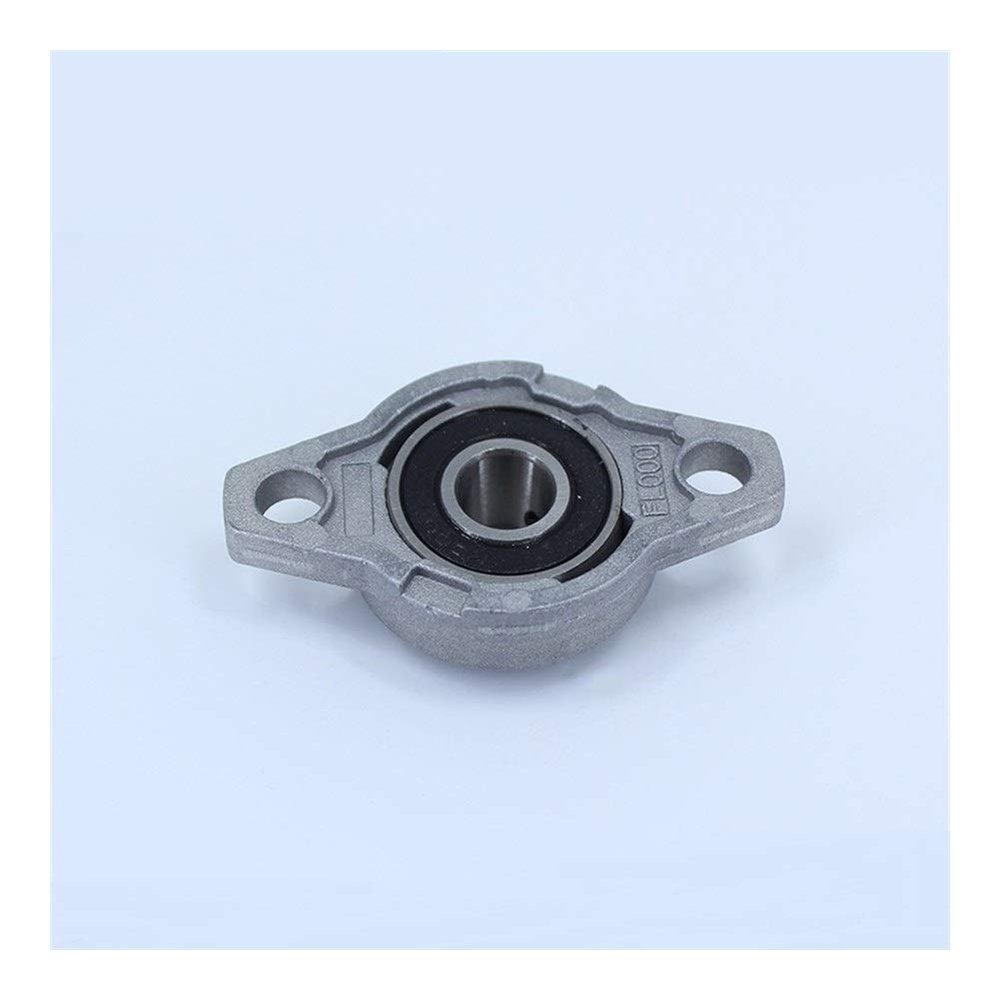 KFL08 Pillow Block Flange Bearing, 8 mm Shaft, Zinc Alloy Housing, Chrome Steel, 4-Pack