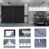 Magnetic Garage Door Curtain, Insulated, Weatherproof, Black, 430 x 350 cm view 4