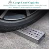 QIYFOZ 304 Stainless Steel Drainage Set for Ditches, with Heavy-Duty Grate and Channel for Yards/Driveways, Monochrome Design (5 x 3 cm / 2 x 1 1/8 in.) view 2