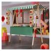 Portable Folding Vendor Stand with Canopy and Wheels view 1