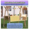 Portable Folding Vendor Stand with Canopy and Wheels view 4