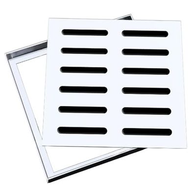 QIYFOZ Heavy-Duty Square Drain Cover, 50 x 50 x 3 cm