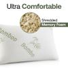orbiz Bamboo Pillow, Orthopedic Hollow-Fiber Pillow for Neck and Shoulder Support, Cooling, Hypoallergenic, Hotel Quality, Soft-Firm, 1 Count view 3