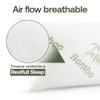 orbiz Bamboo Pillow, Orthopedic Hollow-Fiber Pillow for Neck and Shoulder Support, Cooling, Hypoallergenic, Hotel Quality, Soft-Firm, 1 Count view 4