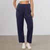 Duohropke Women's Rehab Pants, Tear-Away Side-Slit Patient Pants with Hook-and-Loop Closure view 3