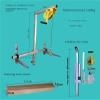 JYHHGDS Folding AC Bracket with 10 m Manual Winch, Height-Mounting Tool for Outdoor Units (3 HP Folding Bracket) view 3