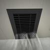 Drywall Inspection Hatch with Filtered Louvers, Push-Latch, Recessed, 70 x 70 cm, Black view 1