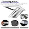 Drywall Inspection Hatch with Filtered Louvers, Push-Latch, Recessed, 70 x 70 cm, Black view 3