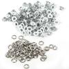 Eujgoov 4 mm Metal Eyelets and Washers Kit, White view 1