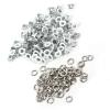 Eujgoov 4 mm Metal Eyelets and Washers Kit, White view 3