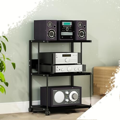 3-Tier Hi-Fi Audio Stand and AV Media Storage Rack