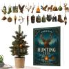 2025 Hunting-Themed 2D Acrylic Christmas Advent Calendar view 1