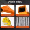 JYHHGDS Air Conditioner Lifting Tool, 150 kg Capacity, Hand Winch with Rope and Outdoor Mounting Bracket view 3