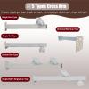 Security Camera Pole Extender and Tripod Mount, White Commercial CCTV Pole, 1.5 m (4.9 ft) view 2