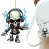 Skeleton Rearview Mirror Decoration - Skull Figure view 1
