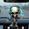 Skeleton Rearview Mirror Decoration - Skull Figure view 2