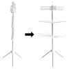 Indoor Clothes Drying Rack with 360-Degree Rotation view 4