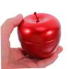 Beatifufu Apple-Shaped Tin Cans, 4-Pack, Red, Versatile for Home view 4