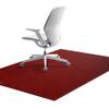 Non-Slip Chair Mat for Hard Floors, 120 x 100 cm, Dark Red view 1