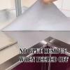 Stainless Steel Look Aluminum Contact Paper, 5 m (16.4 ft), Peel-and-Stick Wallpaper for Countertops and Appliances, 60 cm, Silver - Orange Peel view 4