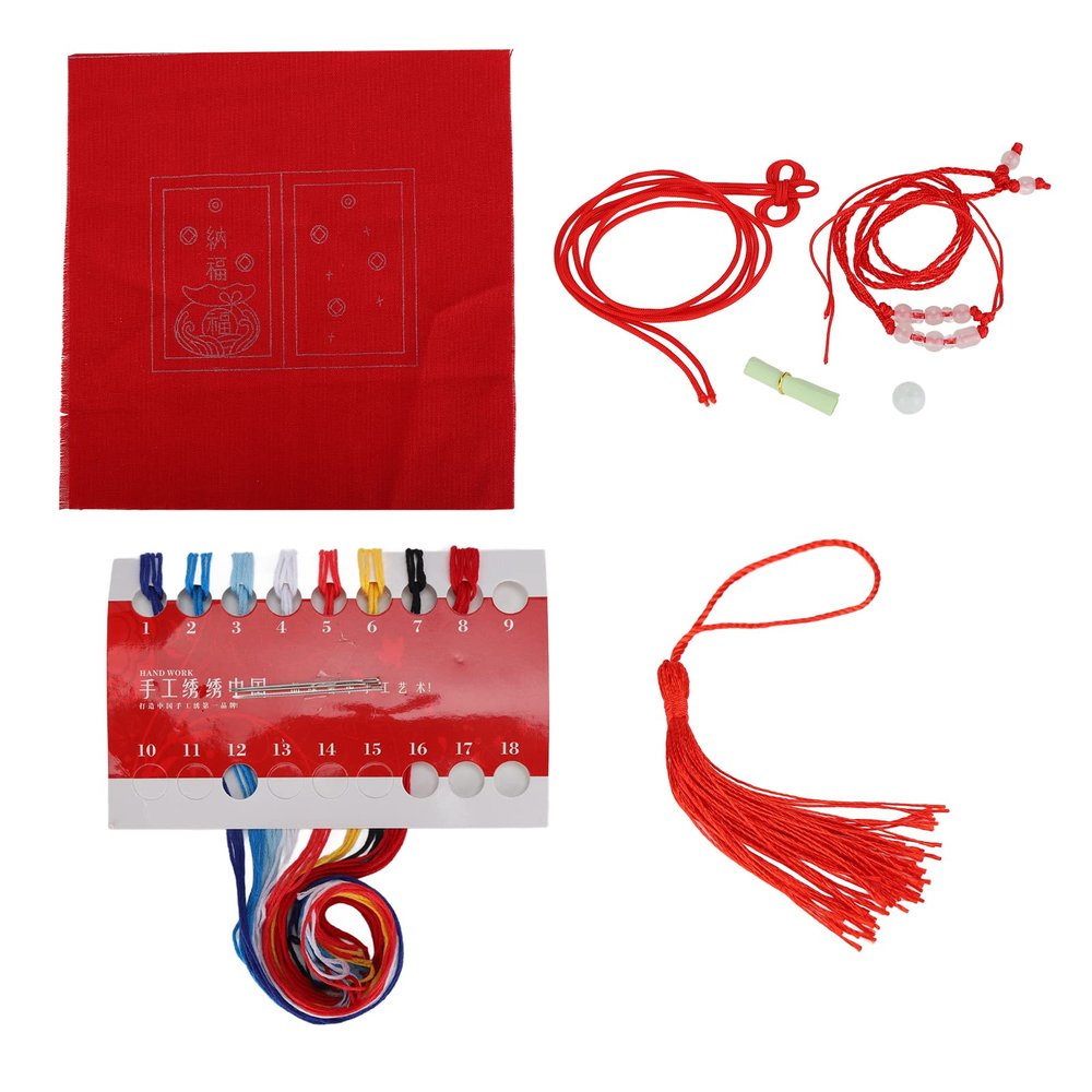 Premium Embroidery Kit, Durable Semi-Finished Embroidery Bag Kit for Kids, Women and Girls