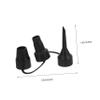 Kisangel 16-Piece Plastic Air Pump Nozzle Adapter Set view 2