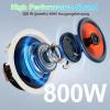 STUDIOFINIX 8-Inch Flush-Mount Ceiling Speakers, Passive, 800 W Max, 2 Pairs view 3
