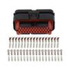 35-Pin Waterproof Female Connector 776164-1 for Automotive Accessories, Cable Connections, and ECU Wiring with Terminals (5 Sets) view 1