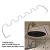 Fockety Foldable Clothes-Drying Rack for RVs, 21.6-Inch Stainless Steel Organizer view 4