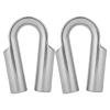 304 Stainless Steel Wire Rope Thimbles for Winch, Boat Accessories (7 mm, 2 pcs) view 4