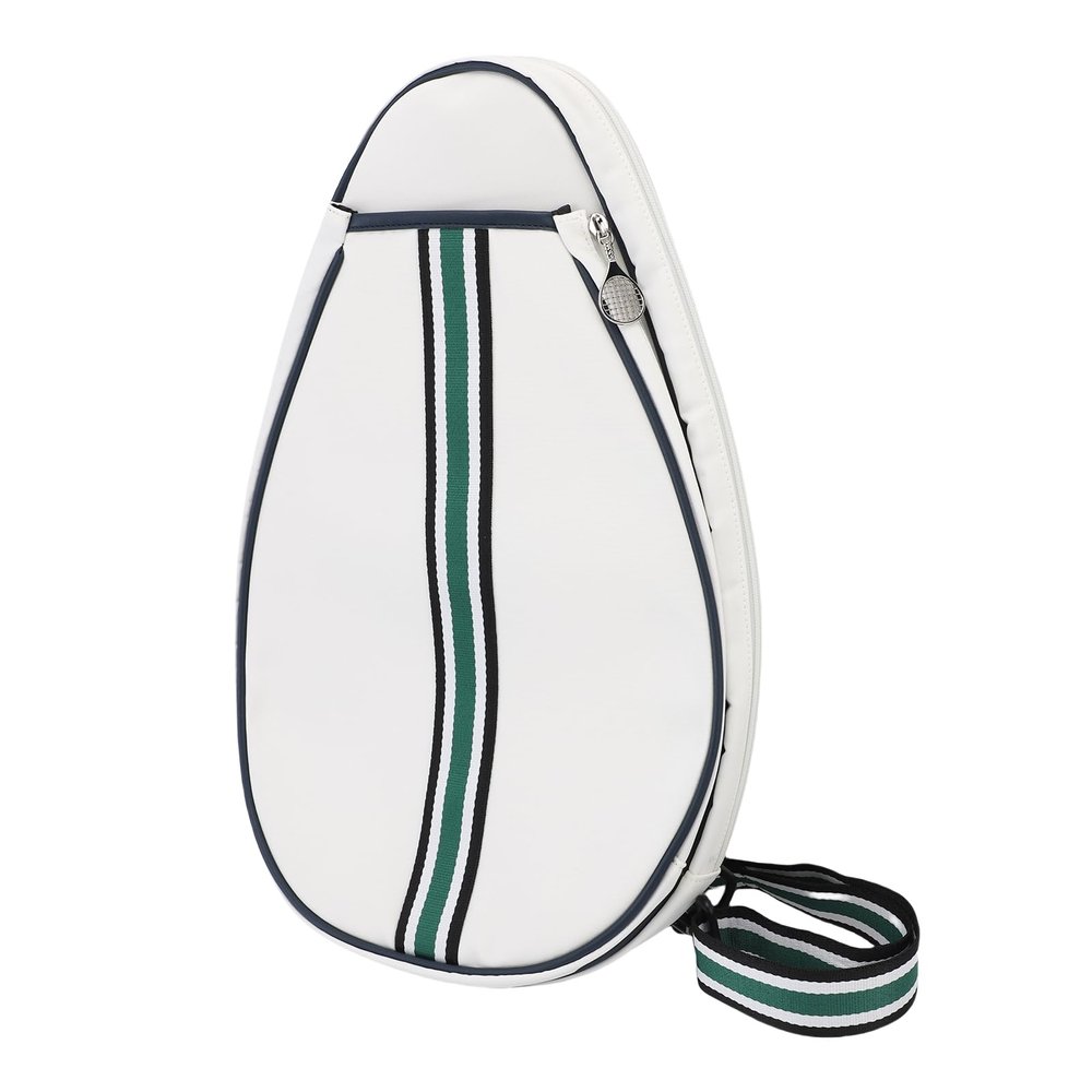 Asixxsix Tennis Racket Bag, Holds 2 Rackets, White