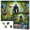 1000-Piece Adult Jigsaw Puzzle, Realistic Wildlife and Jungle Motif, 50.5 x 70.5 cm view 1